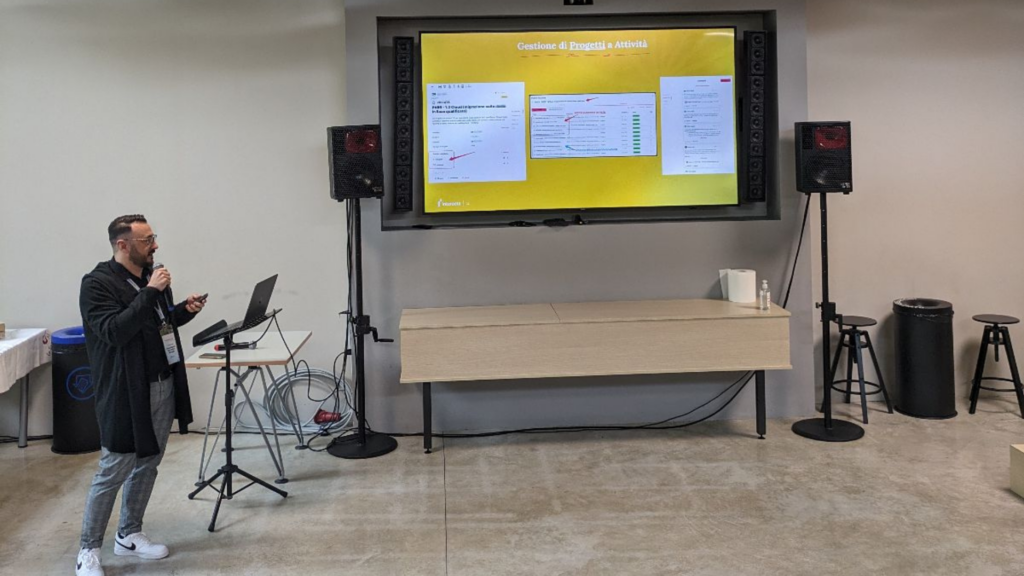 Simone Dalla, Interacta in azione a Santarcangelo